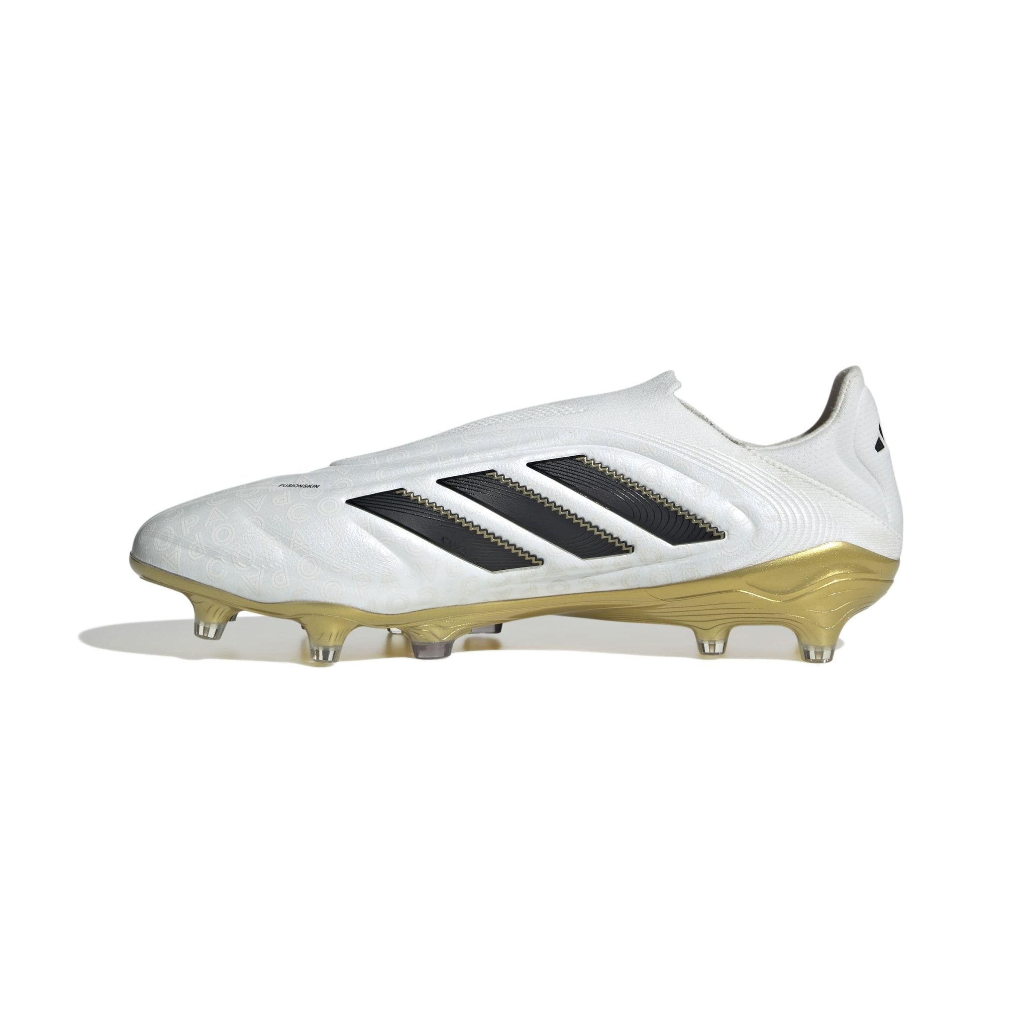 adidas Copa Pure 3 Elite Laceless Firm Ground Boots White/Black/Gold - Best Buy Soccer